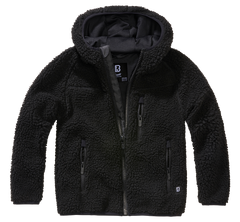 Brandit Teddy kids' fleece jacket, black