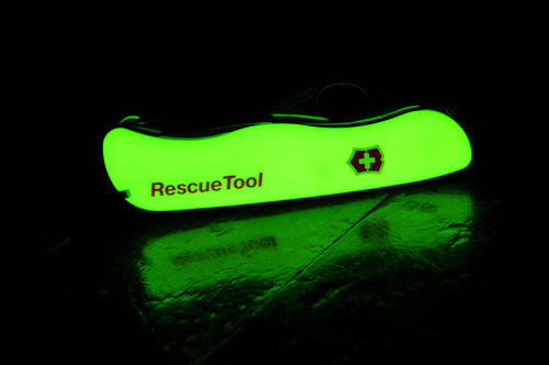 Victorinox Rescue Tool coltello tascabile 111mm, giallo riflettente con custodia