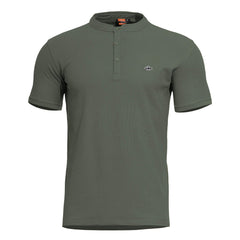 Pentagon Levantes maglietta henley, verde mimetico
