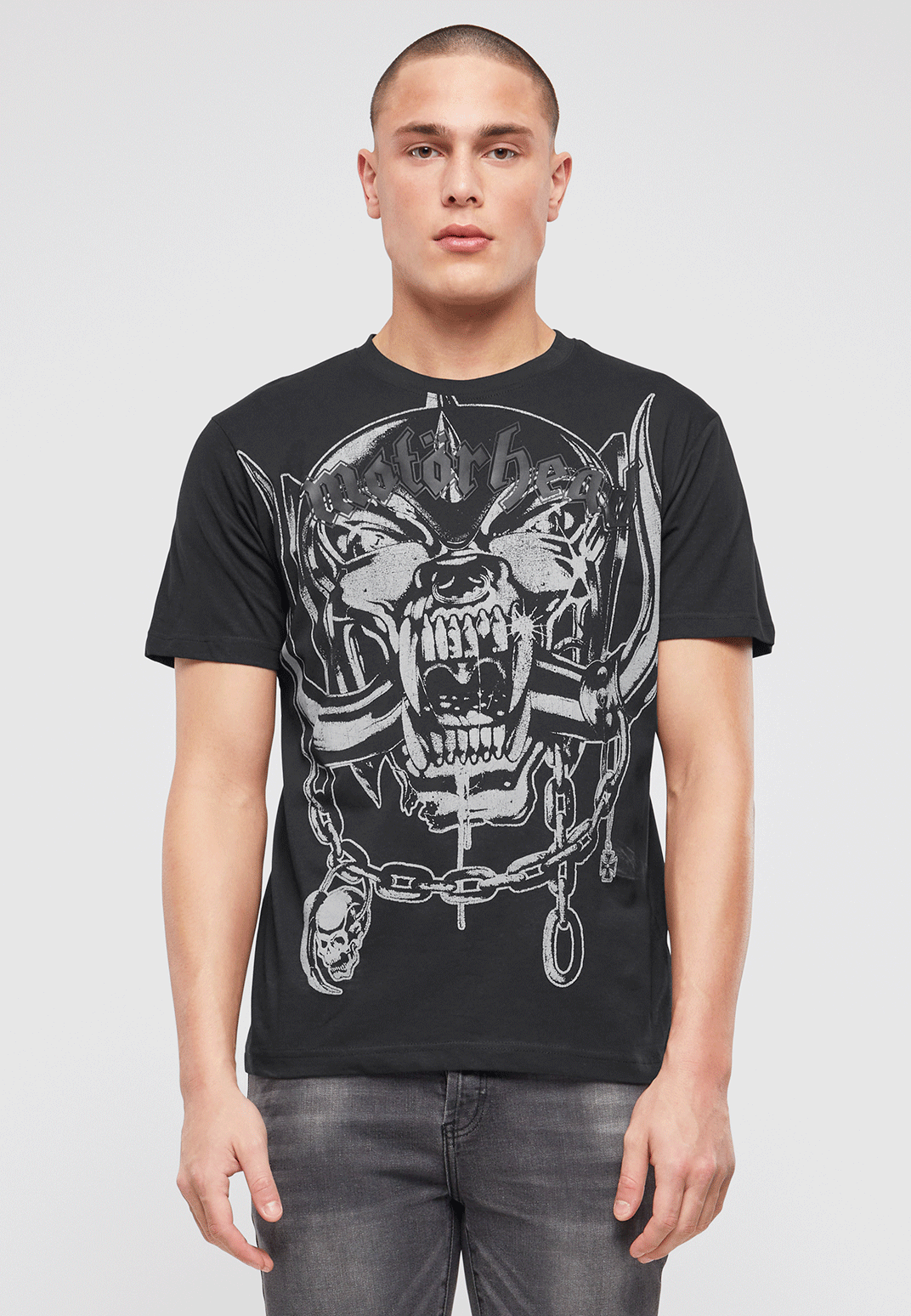 Brandit Motörhead Warpig Print tričko, čierna