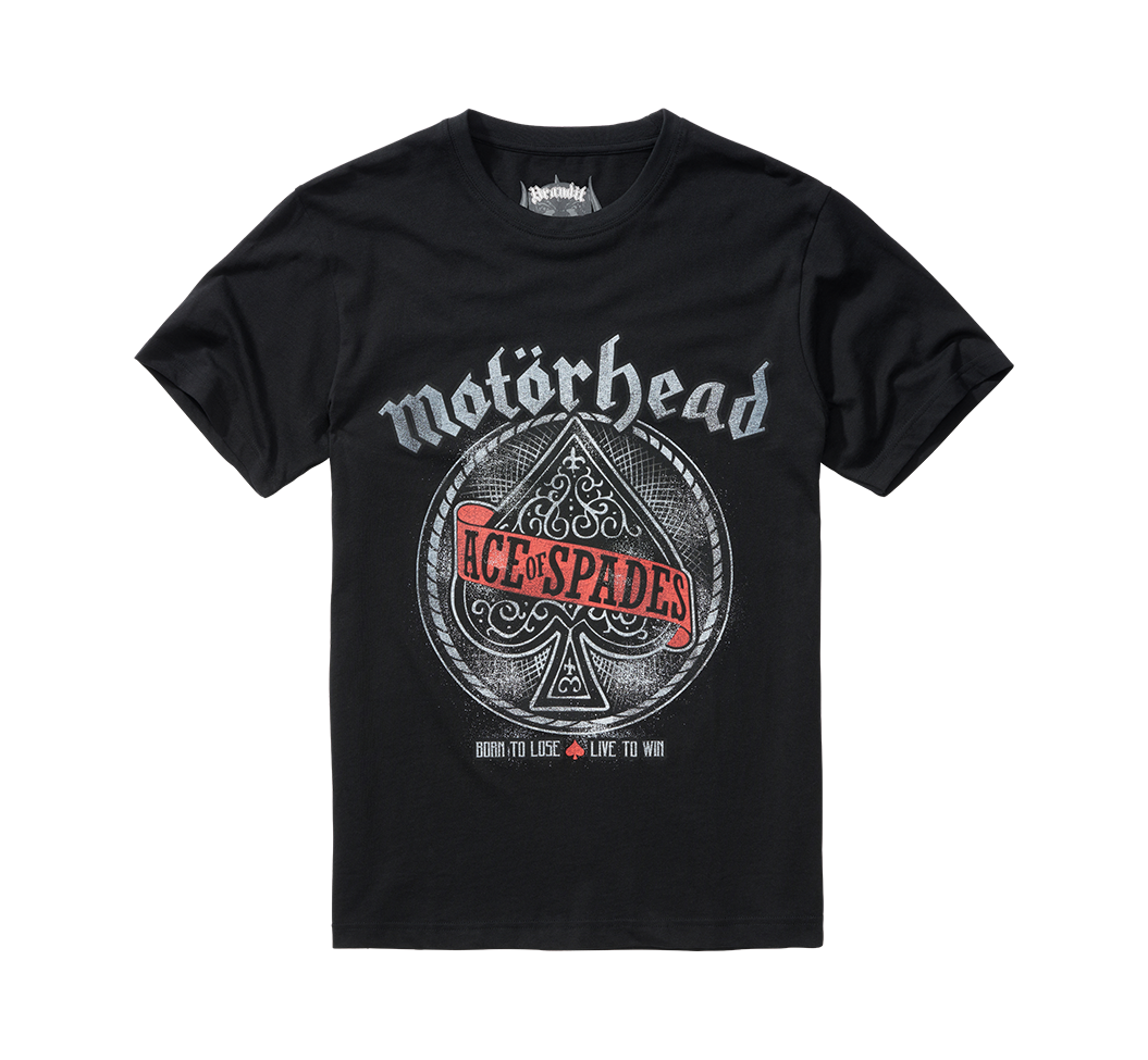 Brandit Motörhead Ace of Spade tričko, čierna