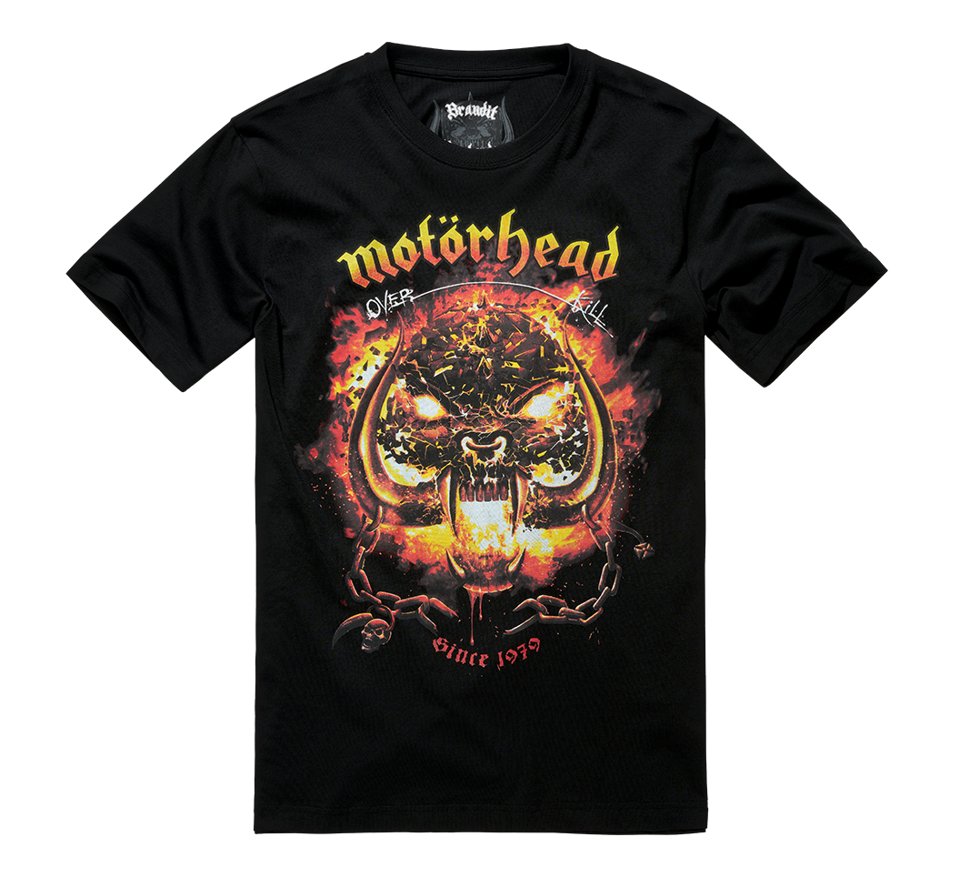 Brandit Motörhead tričko Overkill, čierna