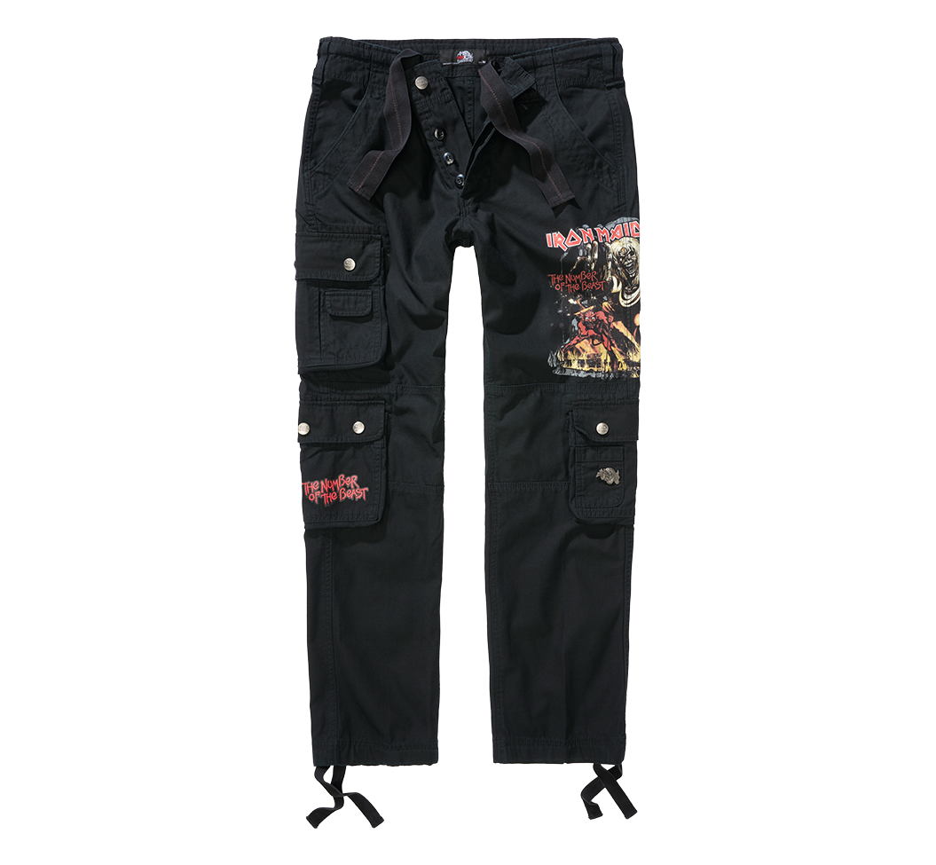 Brandit Iron Maiden Pure Slim nohavice, čierna
