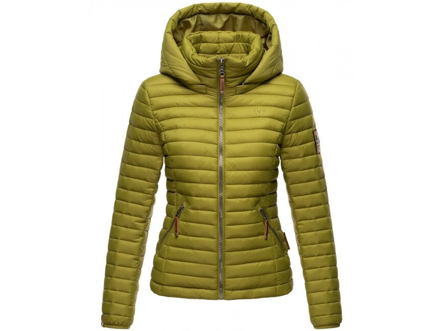 Marikoo Lowenbaby giacca transitoria da donna con cappuccio, verde muschio