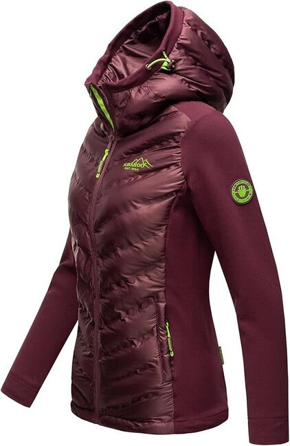 Navahoo NIMM MICH MIT giacca outdoor da donna, melanzana