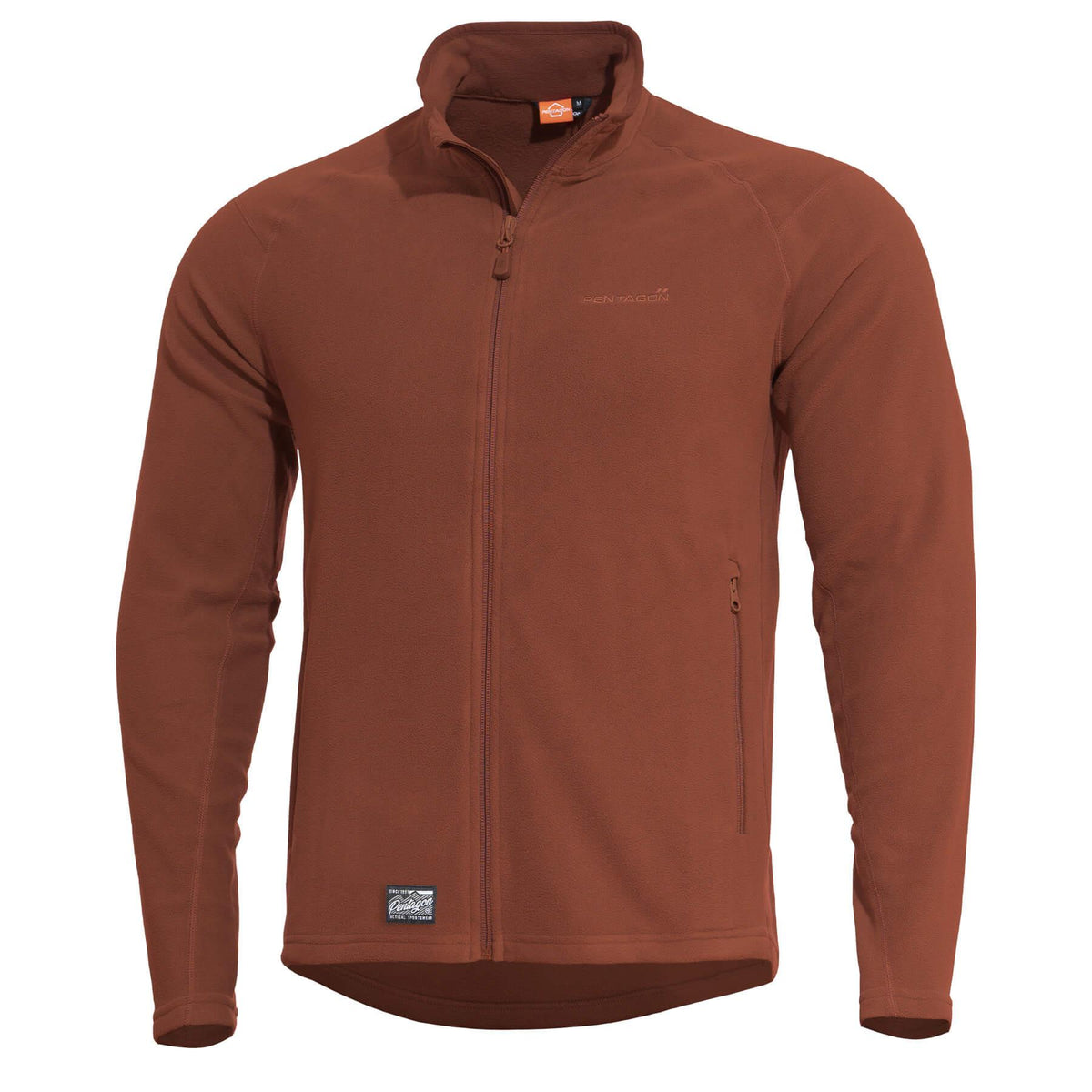 Pentagon Arkos giacca in pile da uomo, maroon red