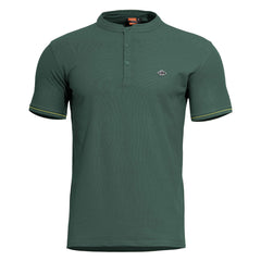 Pentagon Maglietta con bottoni Levantes Henley, verde SpringBok