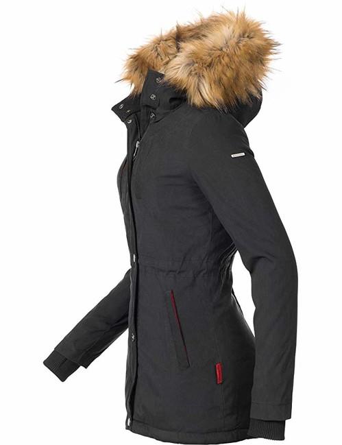 Marikoo Akira giacca invernale con cappuccio, nera