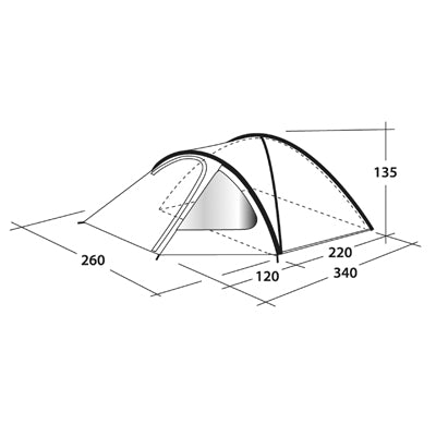 Outwell Cloud tenda per 4 persone