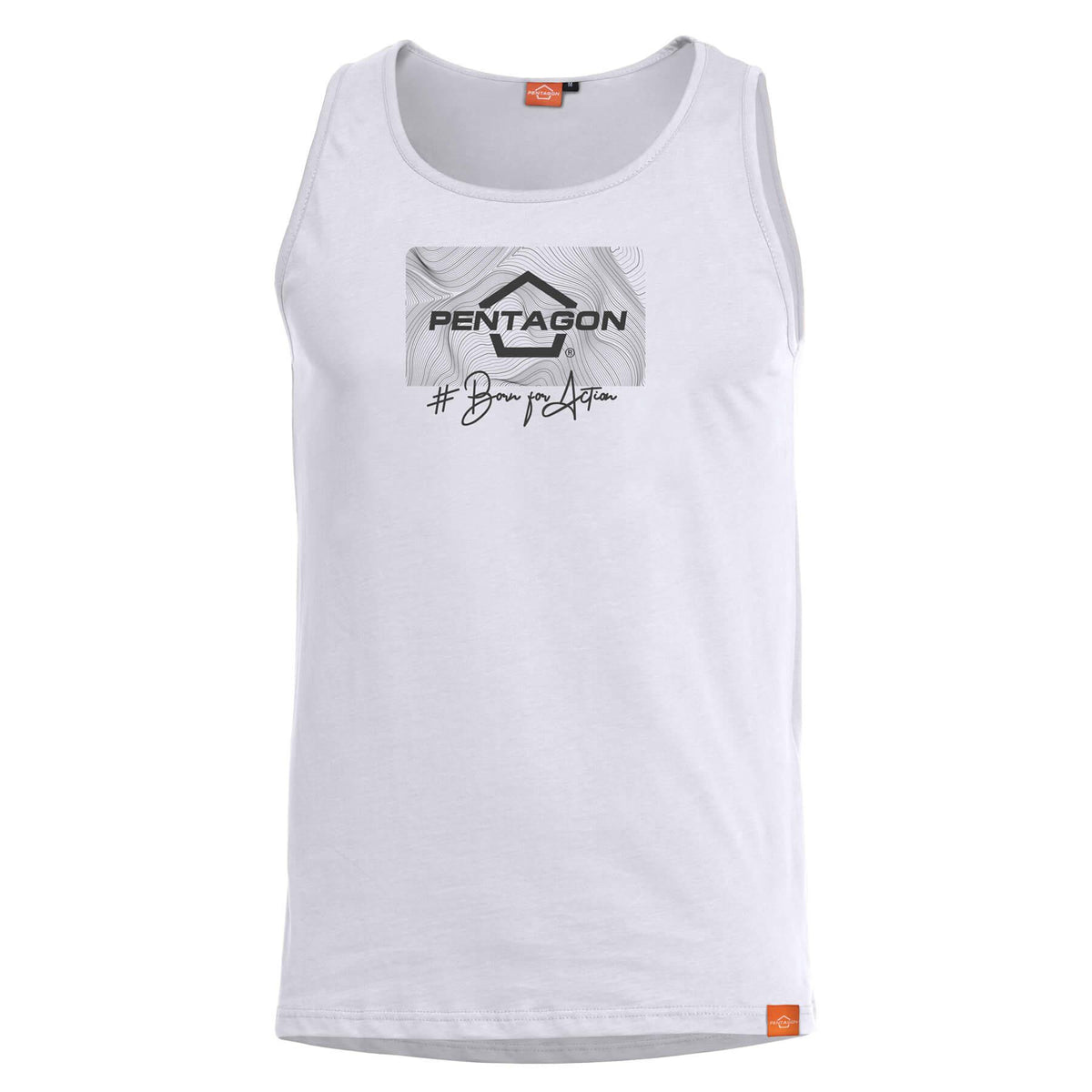 Pentagon Astir Contour canotta da uomo, bianco