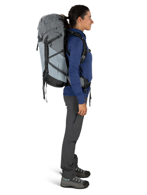 Osprey Tempest Pro 40 zaino da trekking, silver lining