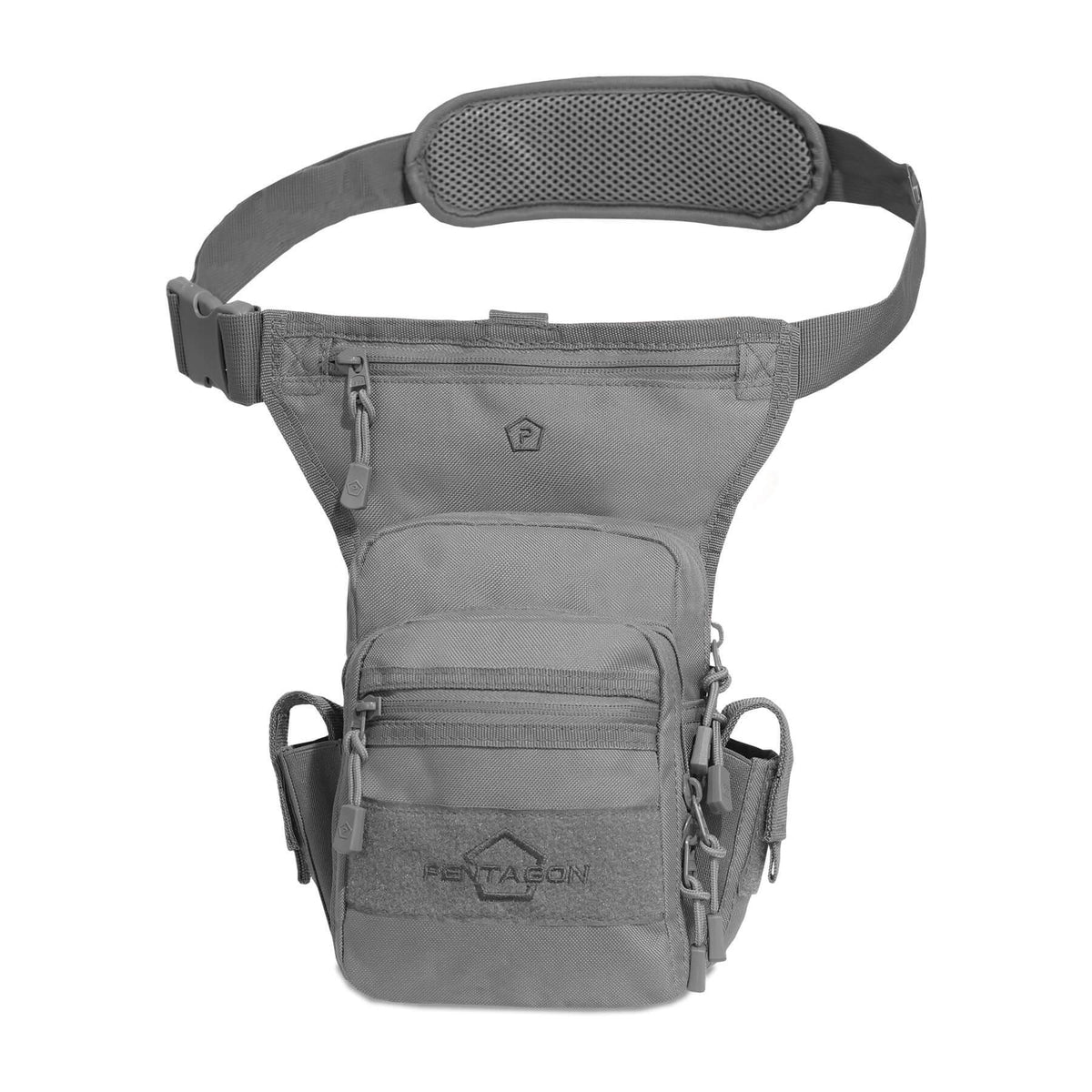 Pentagon MAX-S Concealed Carry Thigh Bag, Grey