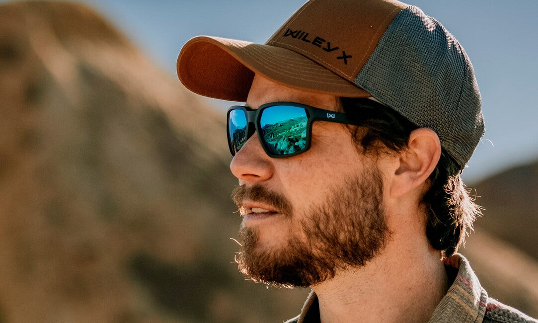Wiley X Sierra Ηλιακά Γυαλιά Captivate Polarized Blue mirror, ματ μαύρο
