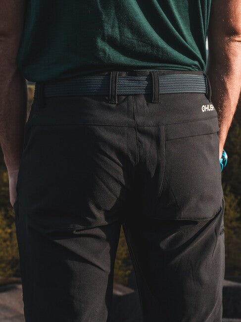 Husky Kavia pantaloni sofsthell da uomo, neri