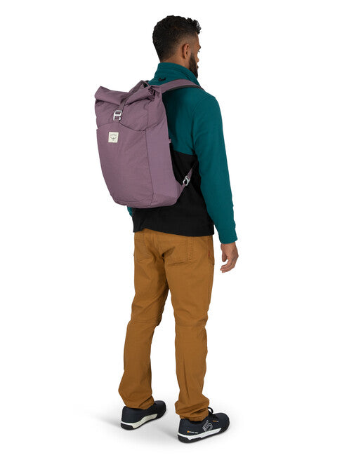 Osprey Arcane Roll Top Pack zaino da città, purple dusk heather