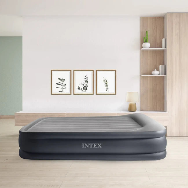 Intex Queen Deluxe letto gonfiabile con cuscino di riposo