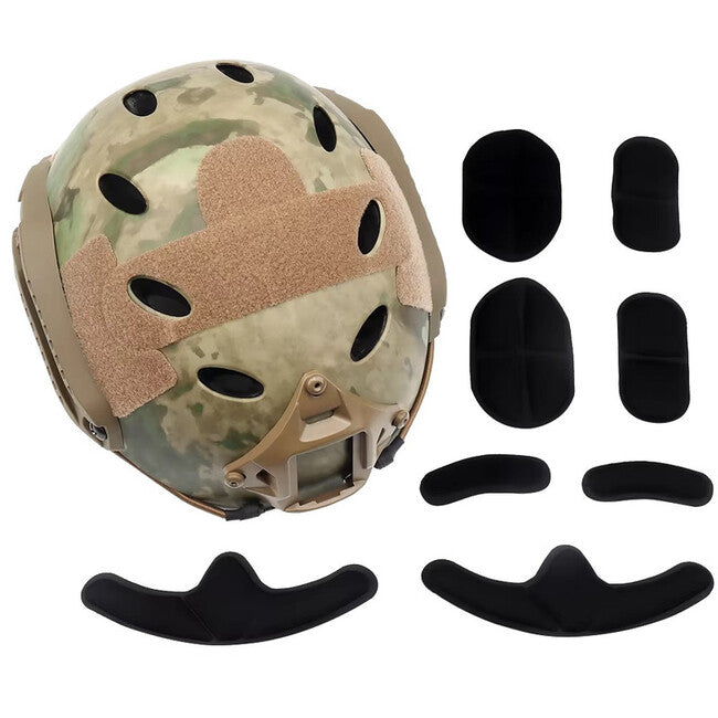 DRAGOWA Tactical Fast PJ casco tattico con occhiali Bolt, grigio (senza certificazione)