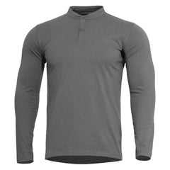 Pentagon Romeo Henley 2.0 maglietta a maniche lunghe, grigio