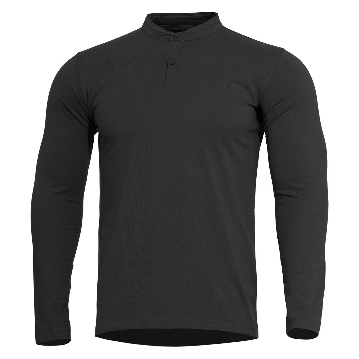 Pentagon Romeo Henley 2.0 maglietta a maniche lunghe, nera