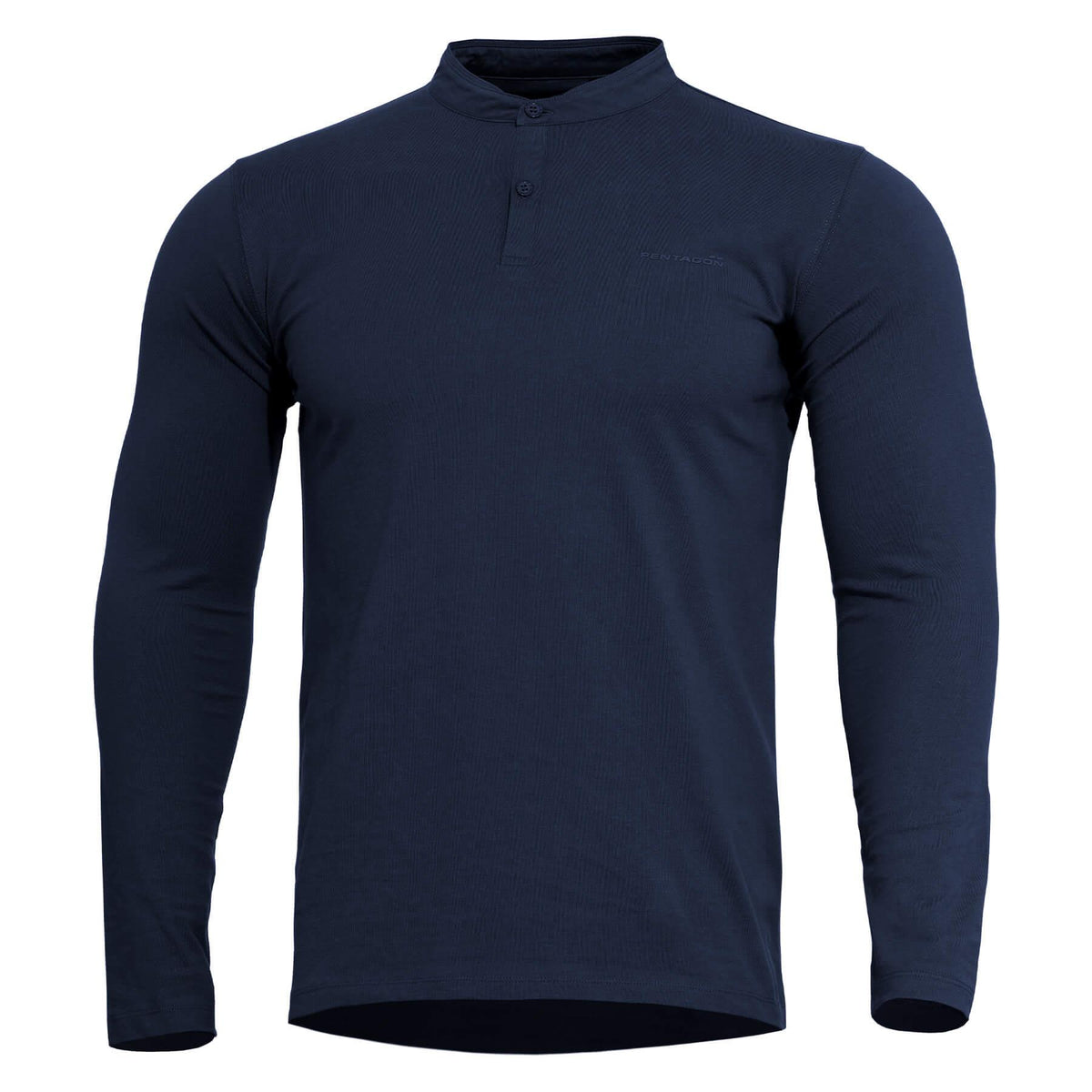 Pentagon Romeo 2.0 Μακρυμάνικο Μπλουζάκι με Κουμπιά, midnight blue