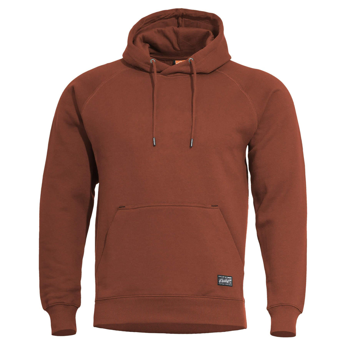 Pentagon Phaeton felpa con cappuccio, rossa maroon