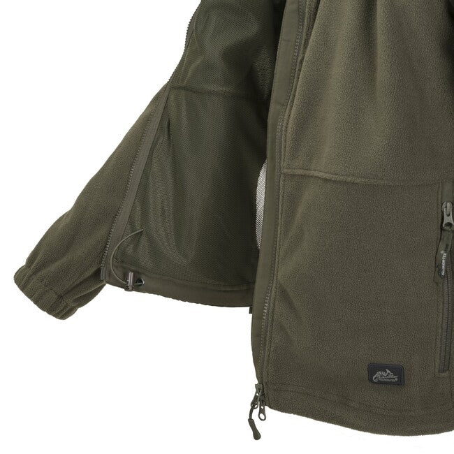 Helikon-Tex Cumulus felpa con cappuccio - pile pesante, verde taiga