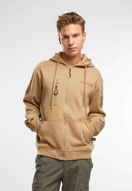 Brandit Felpa tattica da uomo, camel