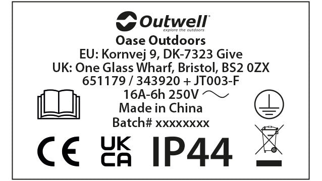 Outwell Opus spina di conversione 0,3 metri