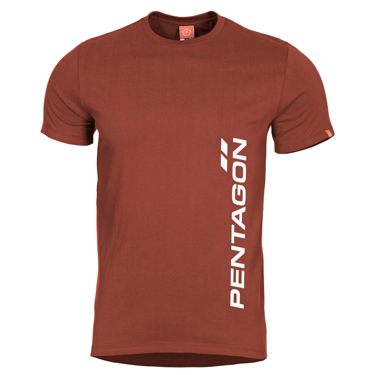 Pentagon Maglietta verticale Ageron, rosso marroncino