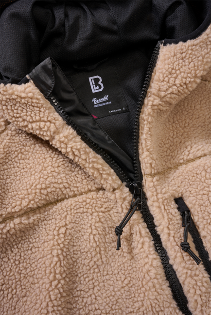 Brandit Teddy giacca in pile da donna, cammello