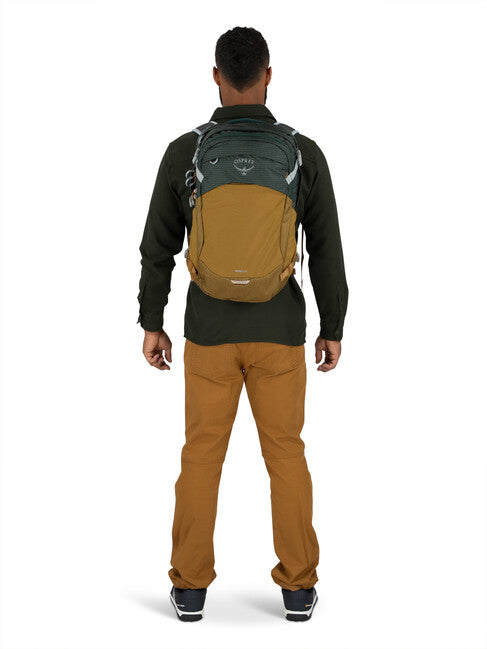 Osprey Nebula zaino, green tunnel/brindle brown