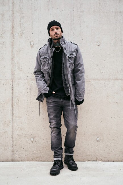 Brandit M65 Giant giacca invernale, darkcamo
