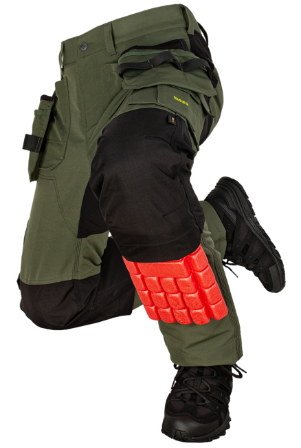 BENNON Erebos pantaloni da lavoro, verde/nero