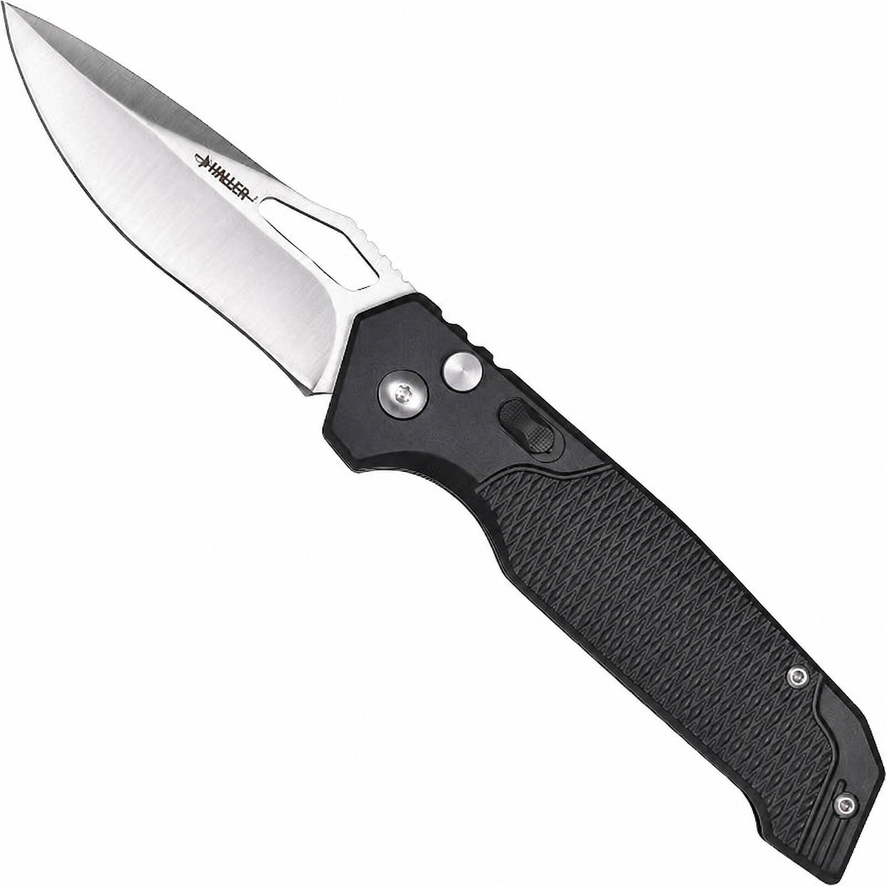 HALLER Automatic coltello a scomparsa, nero