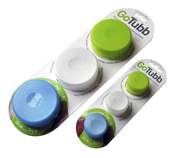 Humangear GoTubb set di scatole portaoggetti colorate s