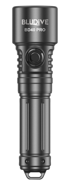 Bludive BD40 Pro torcia subacquea, nera
