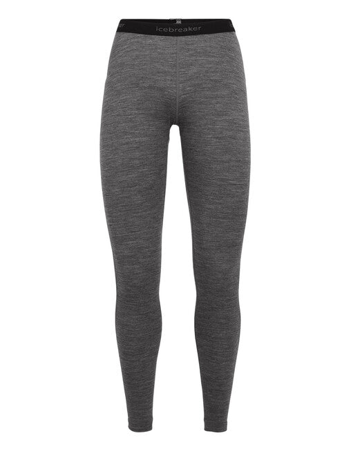 Icebreaker 200 Oasis leggings termici da donna, grigio