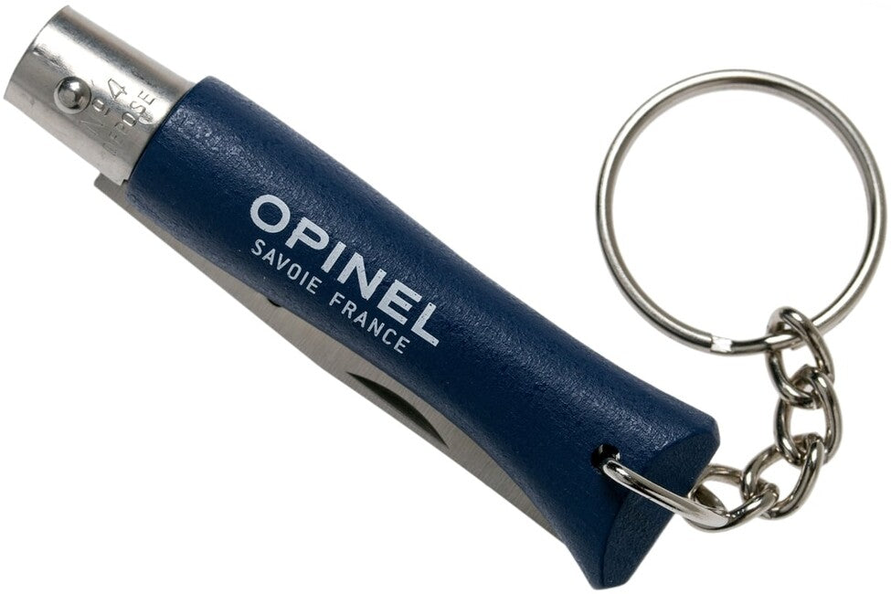Opinel N°04 coltello pieghevole per chiavi vri, blu scuro