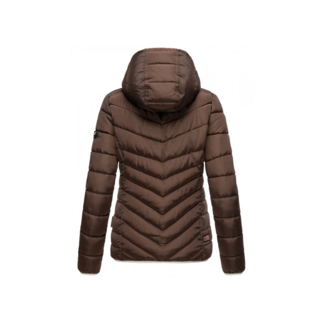 Navahoo Elva giacca invernale da donna con cappuccio, dark choco