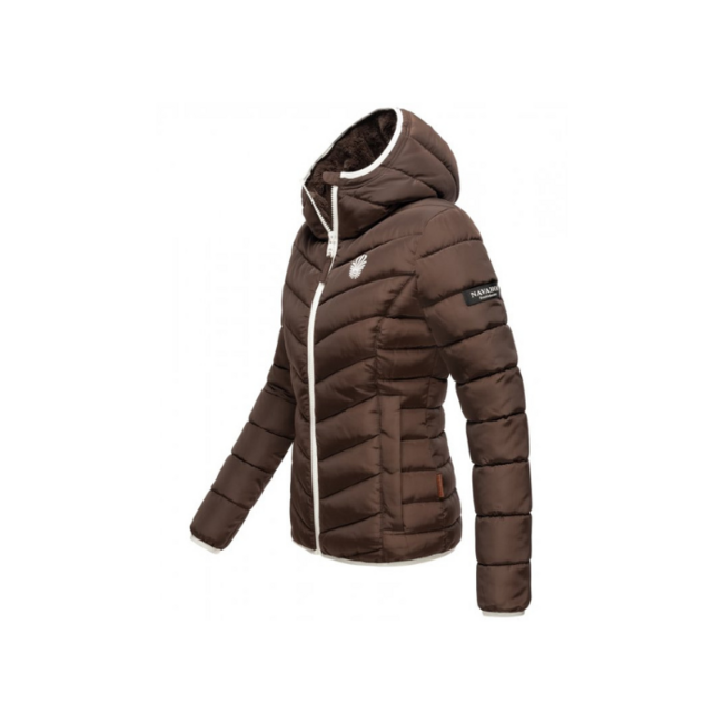 Navahoo Elva giacca invernale da donna con cappuccio, dark choco