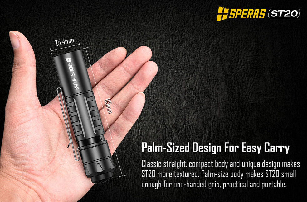 Speras ST20 Tactical Flashlight Small