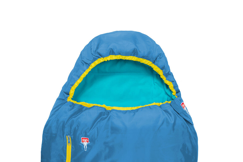 Grüezi-Bag Kids sacco a pelo colorato, acqua