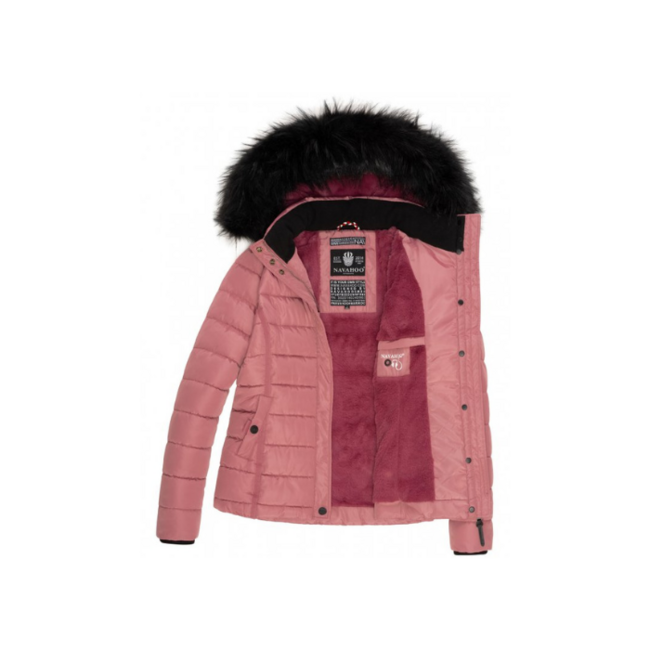 Navahoo Miamor giacca invernale da donna con cappuccio, rosa scuro