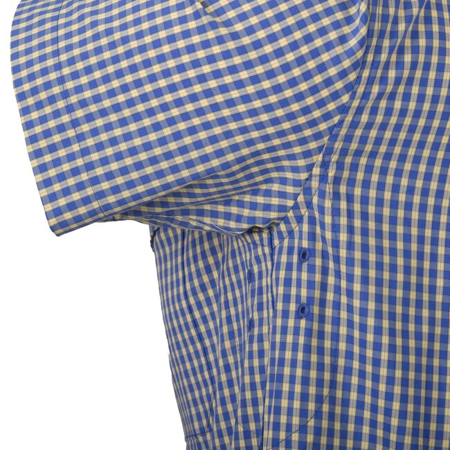 Helikon-Tex Covert Concealed Carry Tactical Shirt Short Sleeve, Navy Blue Plaid