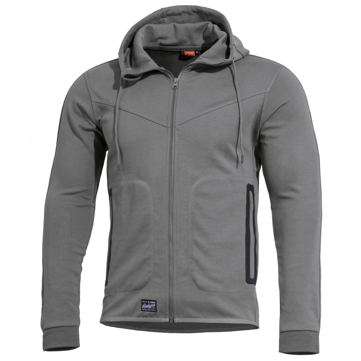 Pentagon Pentathlon 20 felpa con cappuccio da uomo, Wolf Grey