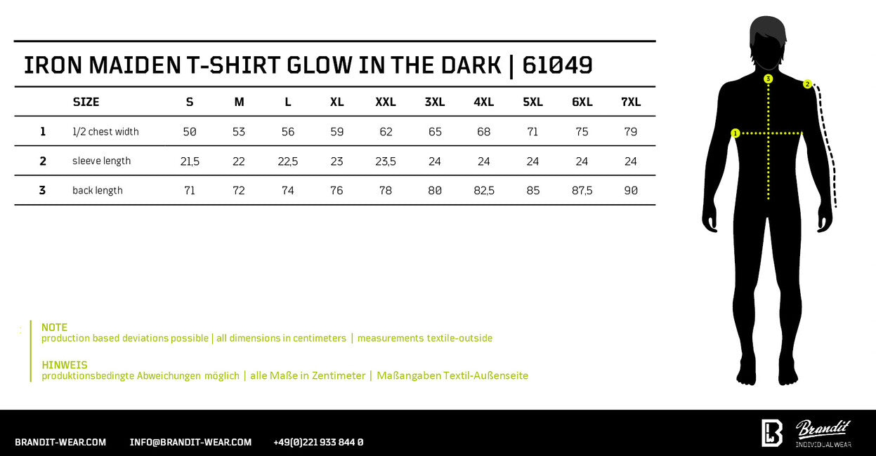 Brandit Eddy Glow maglietta, nero