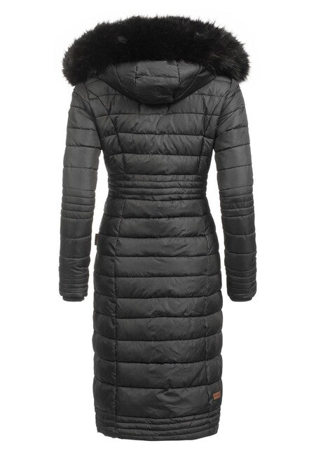 Navahoo Umay cappotto trapuntato da donna, nero