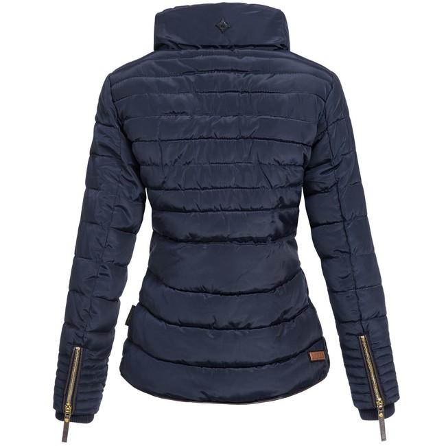 Marikoo Amber giacca invernale da donna con cappuccio, blu scuro
