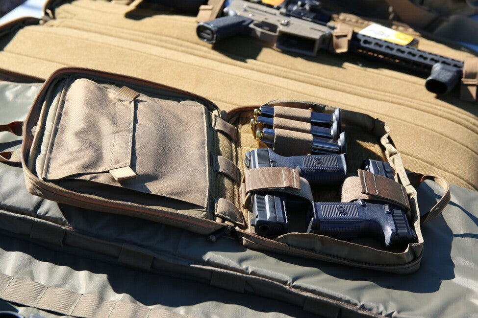 Helikon-Tex Borsa per 2 pistole - Cordura , marrone coyote