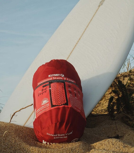 Klymit Static V Luxe materasso per auto, rosso